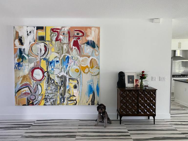 Original Abstract Expressionism Abstract Painting by Ryan Michael Kelly