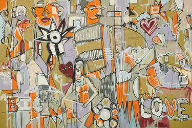 Original Figurative Abstract Paintings by Ryan Michael Kelly