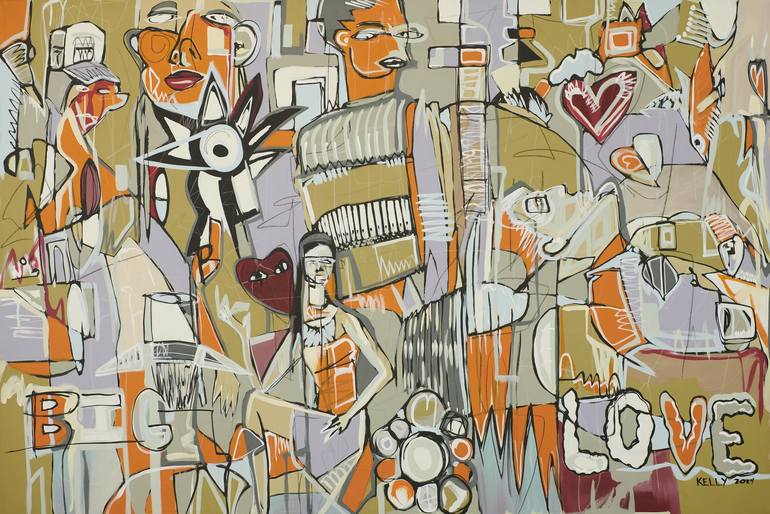 Print of Figurative Abstract Paintings by Ryan Michael Kelly