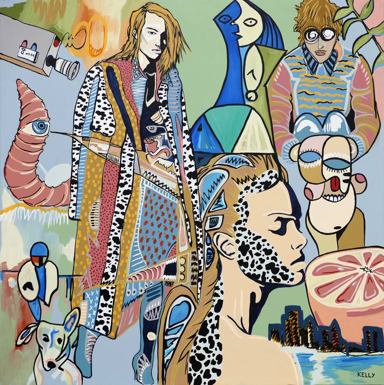Print of Contemporary Women Paintings by Ryan Michael Kelly