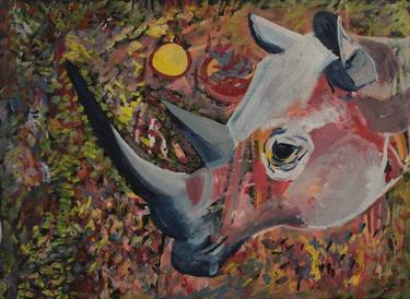 Original Expressionism Animal Paintings by Maria Eljel