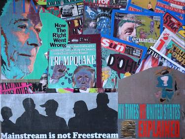Print of Pop Art Political Collage by Cord Donath