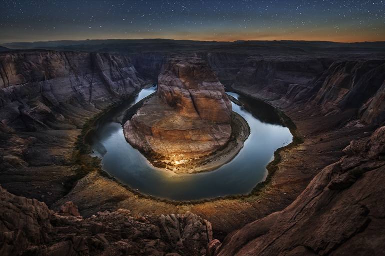 Camping In The Horseshoe Bend Limited Edition Of 3 Photography By Garret Suhrie Saatchi Art