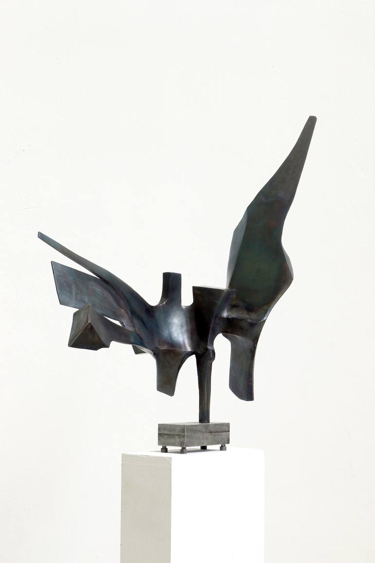 Original Abstract Sculpture by Zsolt Ecsedi