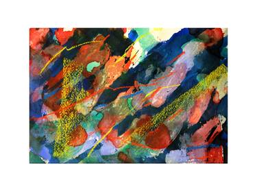 Print of Abstract Expressionism Abstract Paintings by Eva Mitera
