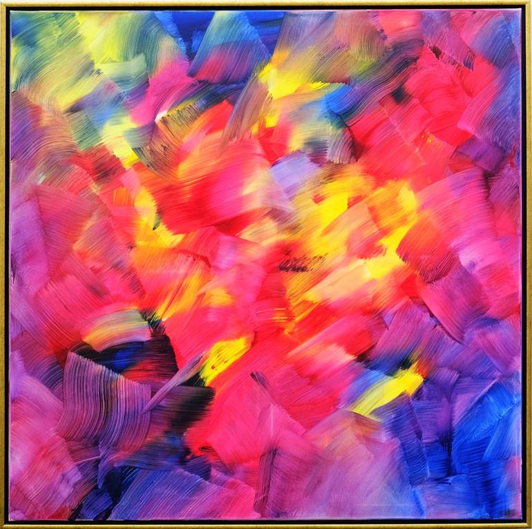 Original Abstract Painting by Eva Mitera