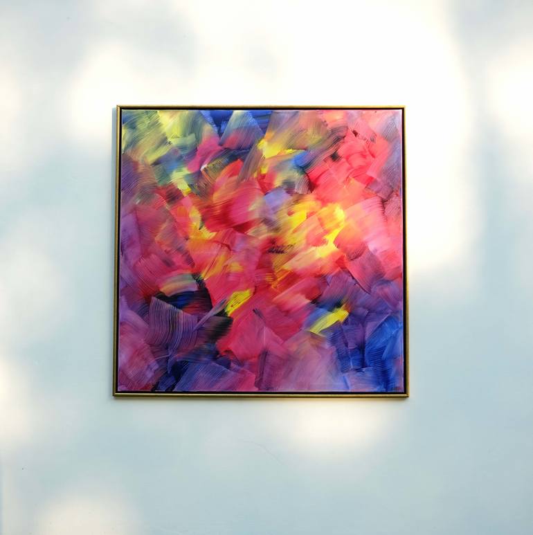 Original Abstract Painting by Eva Mitera