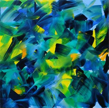 Original Abstract Expressionism Abstract Paintings by Eva Mitera