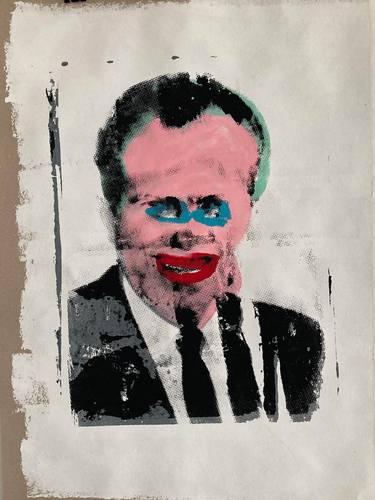 Original Pop Art Pop Culture/Celebrity Printmaking by Ulrik Christian Ahlefeldt-Laurvig