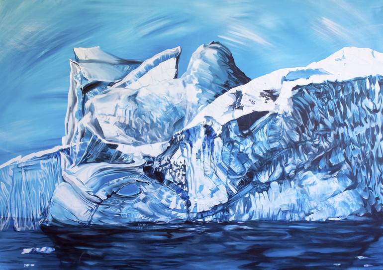 Iceberg Painting by Katerina Teresidi Saatchi Art