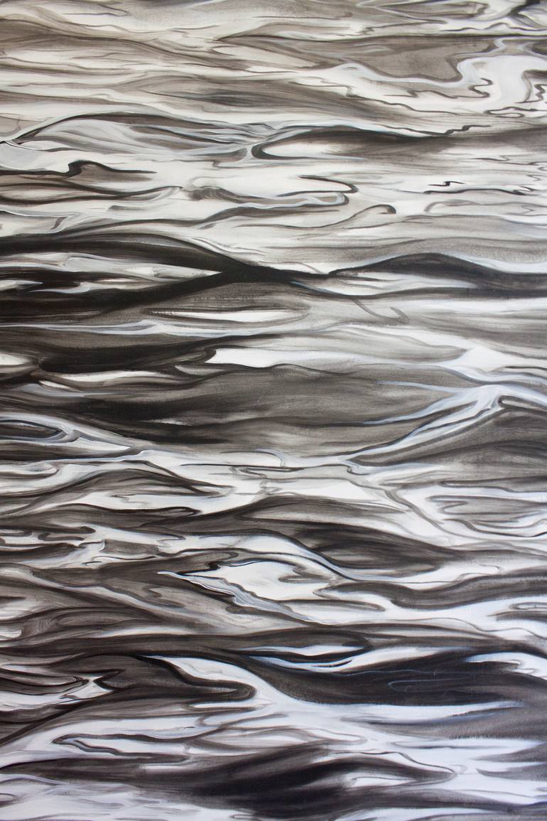 Original Abstract Water Painting by Katerina Teresidi
