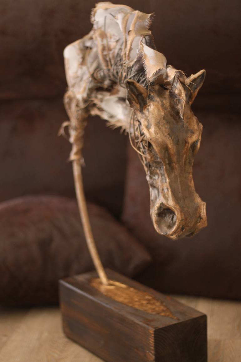Original Horse Sculpture by Leya Marincic