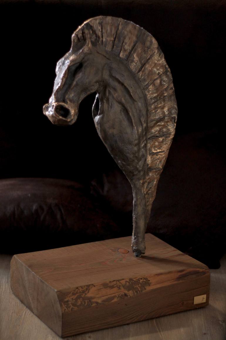 Original Modern Horse Sculpture by Leya Kokoravec