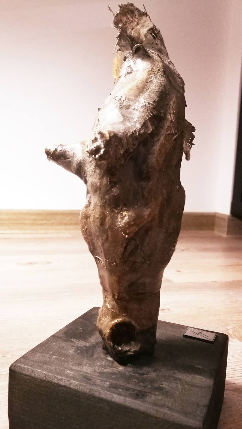 Original Abstract Horse Sculpture by Leya Kokoravec