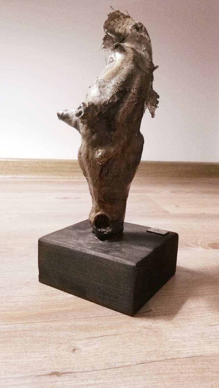 Original Abstract Horse Sculpture by Leya Kokoravec