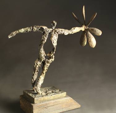 Original Figurative Men Sculpture by David Cooke