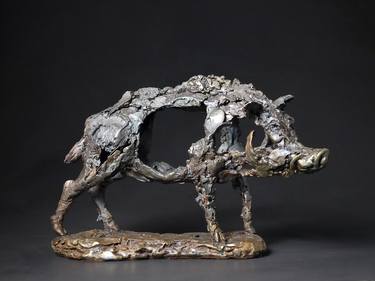 Original Figurative Animal Sculpture by David Cooke