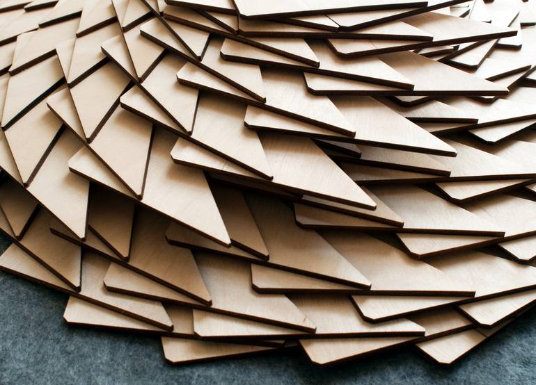 Original Minimalism Abstract Sculpture by Susannah Mira