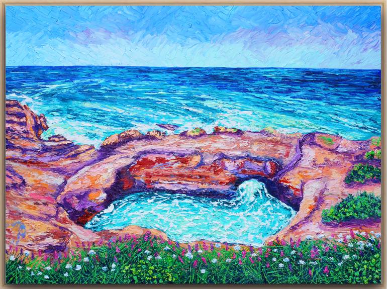 Original Expressionism Landscape Painting by Eryn Tehan