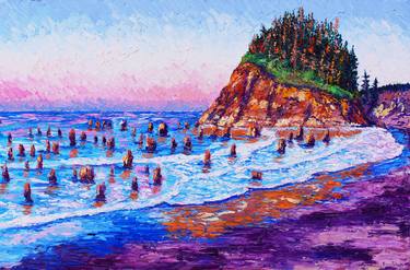 Print of Expressionism Seascape Paintings by Eryn Tehan
