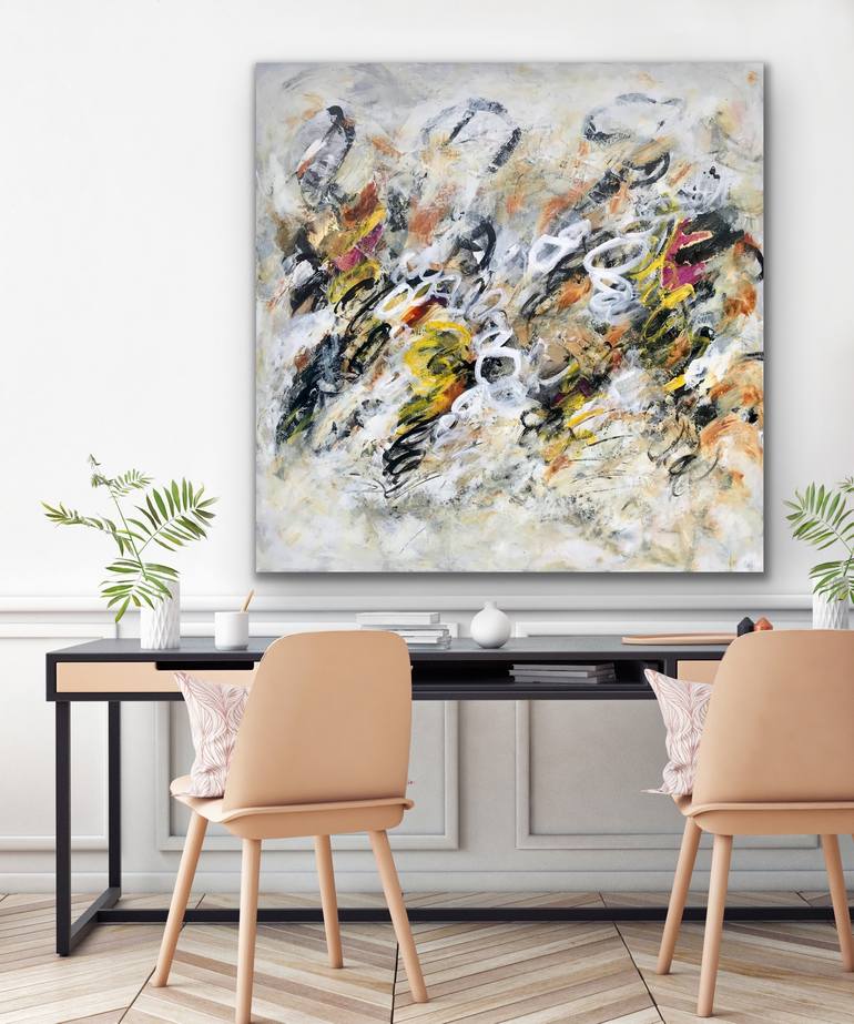 Original Abstract Painting by Jessica M Chaix