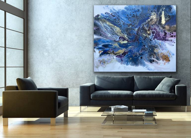 Original Expressionism Abstract Painting by Jessica M Chaix
