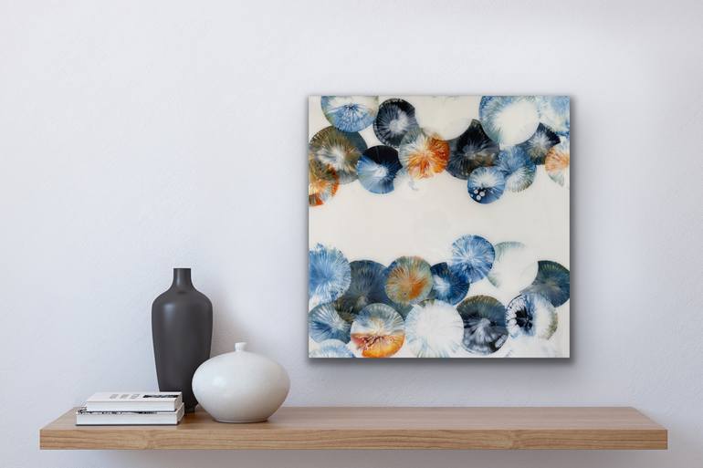 Original Fine Art Abstract Painting by Jessica M Chaix