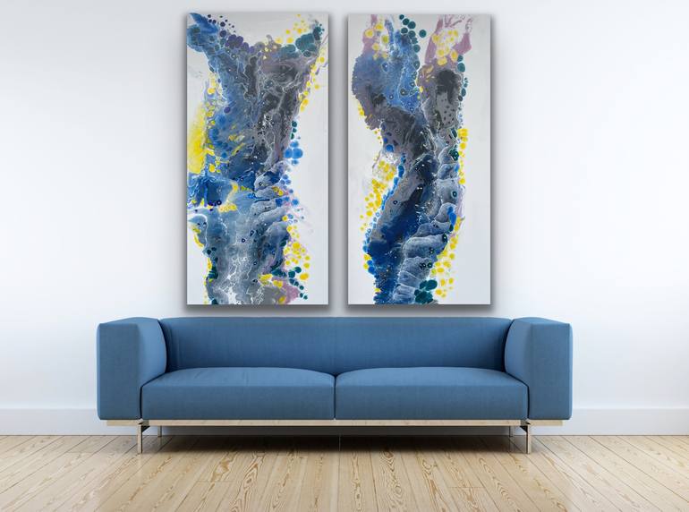 Original Abstract Painting by Jessica M Chaix