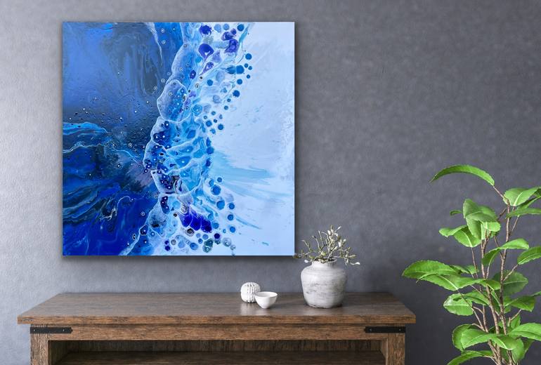 Original Expressionism Abstract Painting by Jessica M Chaix