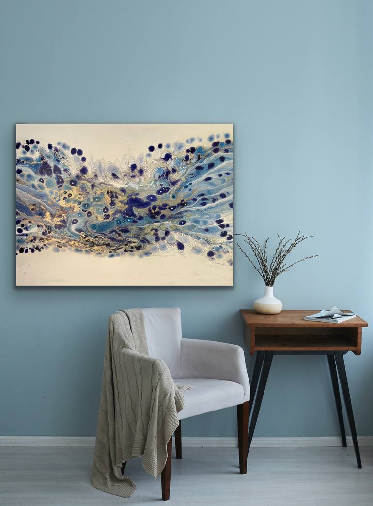 Original Modernism Abstract Painting by Jessica M Chaix