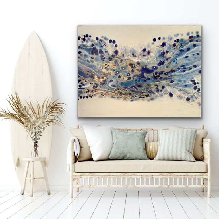 Original Modernism Abstract Painting by Jessica M Chaix