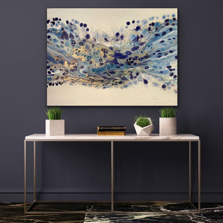 Original Modernism Abstract Painting by Jessica M Chaix