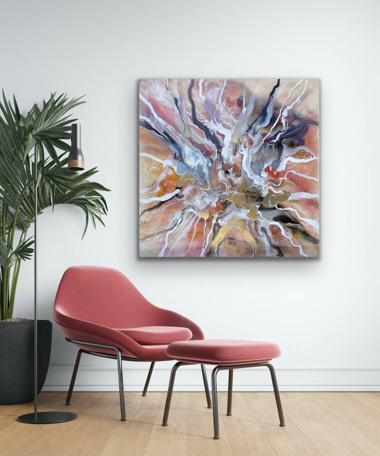 Original Abstract Painting by Jessica M Chaix