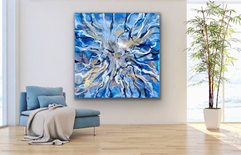 Original Abstract Painting by Jessica M Chaix