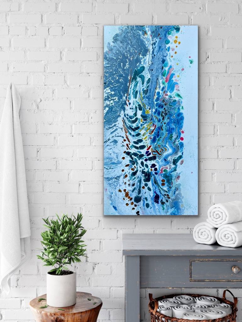 Original Abstract Painting by Jessica M Chaix