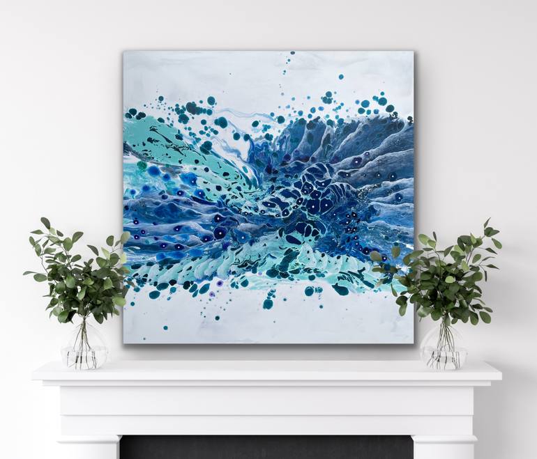 Original Abstract Expressionism Abstract Painting by Jessica M Chaix