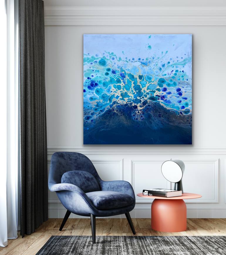Original Abstract Expressionism Abstract Painting by Jessica M Chaix
