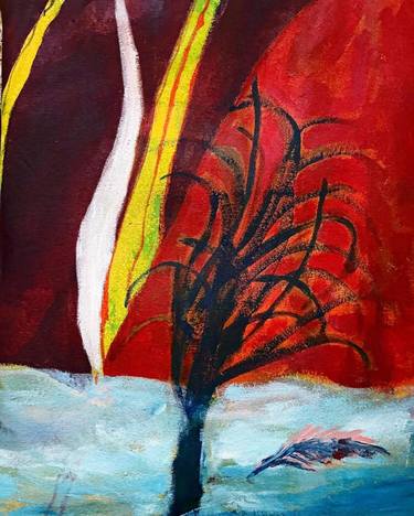 Original Expressionism Landscape Paintings by Tara Vatanpour