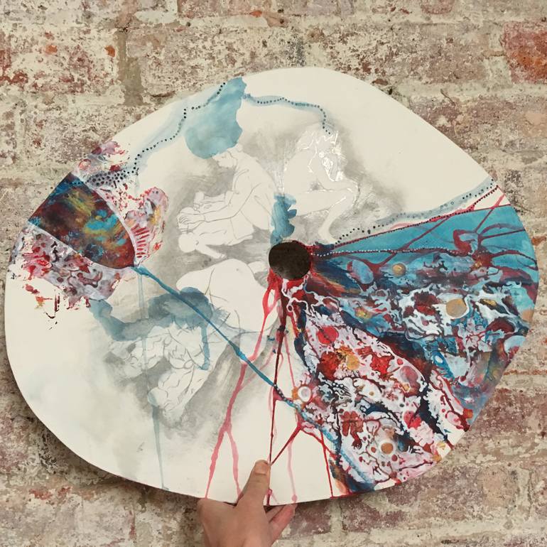 Original Abstract Painting by Billie Ireland