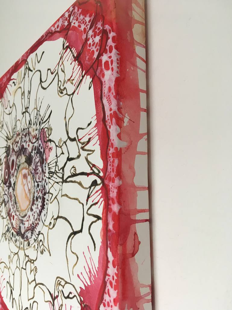 Original Figurative Abstract Painting by Billie Ireland