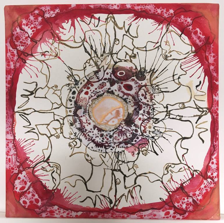 Original Figurative Abstract Painting by Billie Ireland