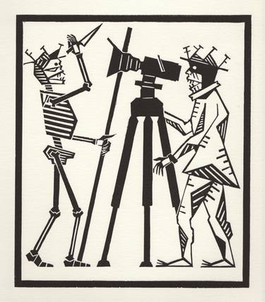 Original Illustration World Culture Printmaking by Eduardo Lara