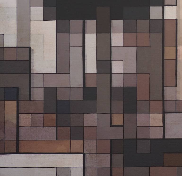 Original Conceptual Abstract Painting by Corbin Rednour