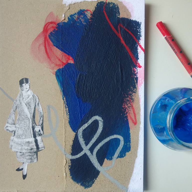 Original Abstract Expressionism Women Painting by Ilaria Ruggeri