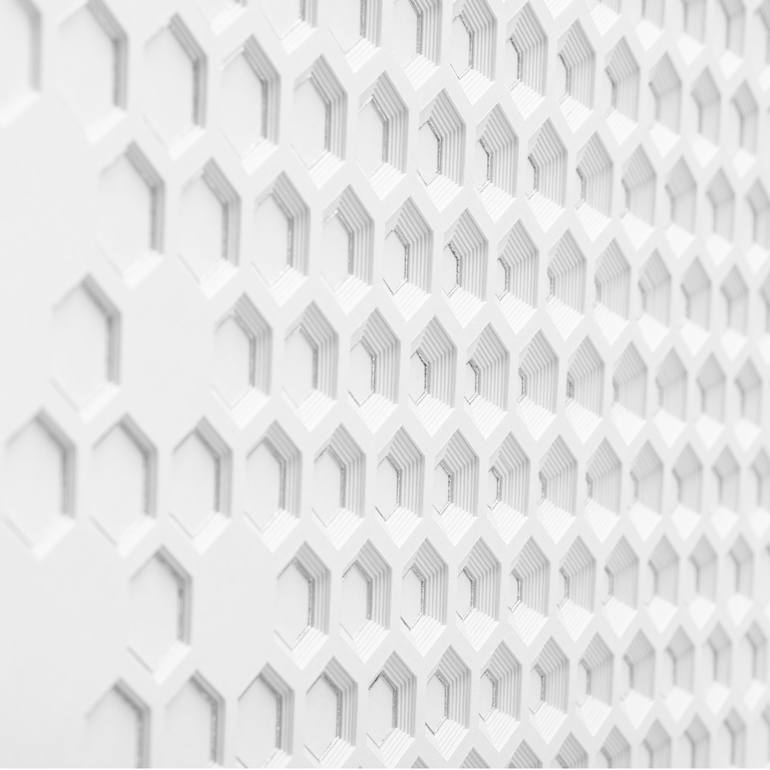 Original Abstract Geometric Sculpture by Adam Cosmin