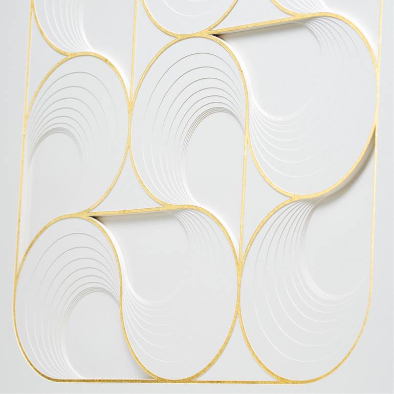 Original Abstract Geometric Sculpture by Adam Cosmin