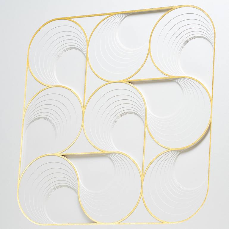 Original Abstract Geometric Sculpture by Adam Cosmin