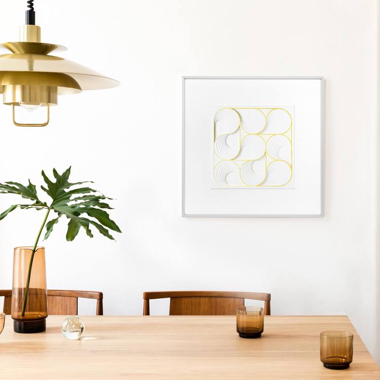 Original Abstract Geometric Sculpture by Adam Cosmin