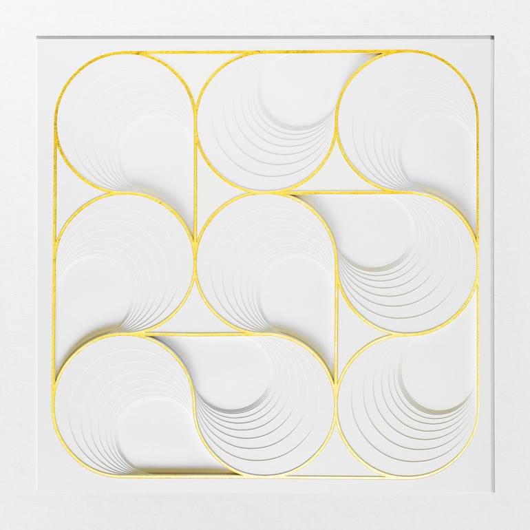 Original Abstract Geometric Sculpture by Adam Cosmin