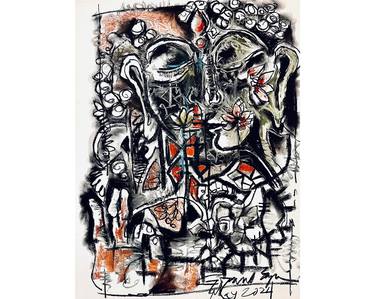 Original Abstract Painting by Gopaal Seyn